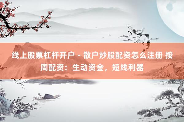 线上股票杠杆开户 - 散户炒股配资怎么注册 按周配资：生动资金，短线利器